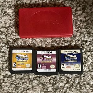 3 Ace Attorney DS games